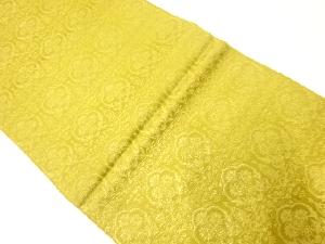 リサイクル　草花模様織出し名古屋帯